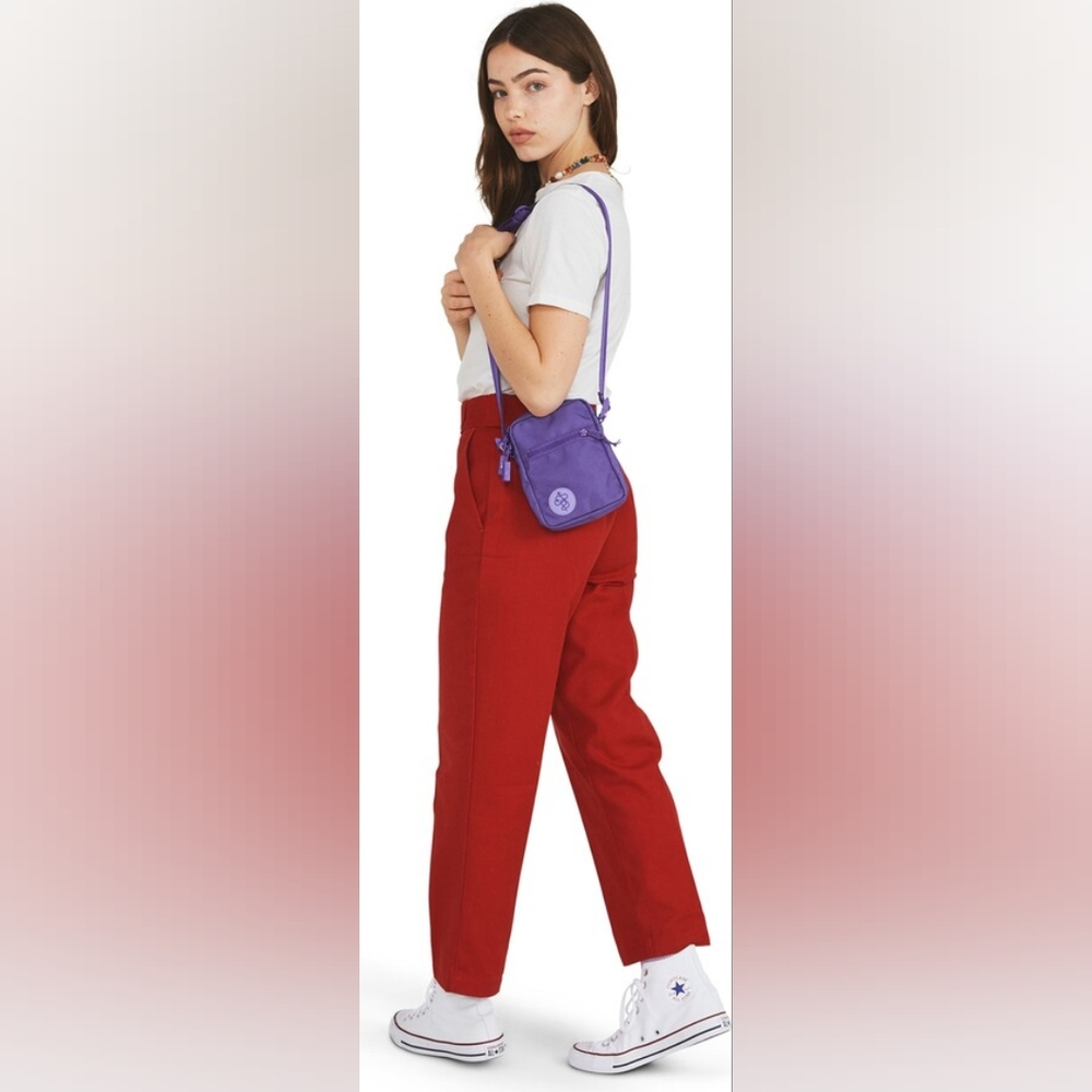 Nordstrom BABOON TO THE MOON Nylon Sling Crossbody Purple Bag - Picture 3 of 15